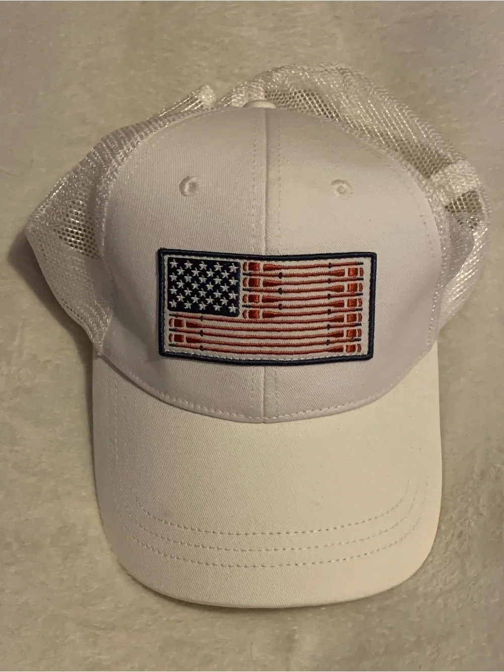 J Crew USA Flag hat